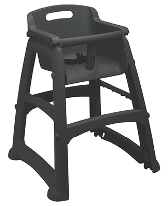 Picture of YOUTH HIGH CHAIR BLACK INCLUDE