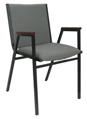 Picture of GUEST CHAIR STACK GRAY