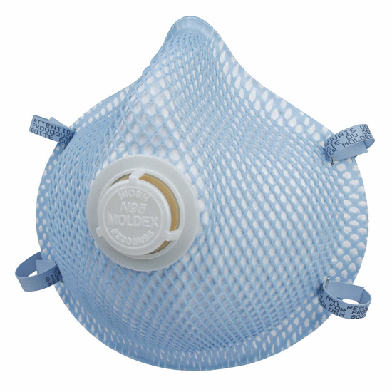 Picture of DISPOSABLE RESPIRATOR- M- NIOSH RATING N95- ASTM SPLASH RATING NOT RATED