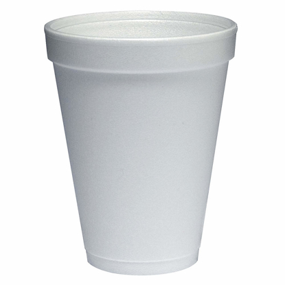 Picture of 12 OZ FOAM DISPOSABLE COLD/HOT CUP- WHITE- 1000 PK