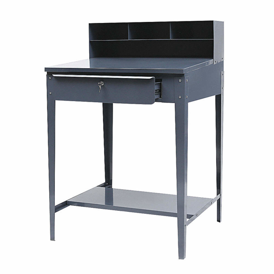 Picture of SHOP DESK- OPEN-BASE DESK- 34 1/2 IN X 30 IN X 53 IN- 1 DRA