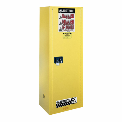 Picture of FLAMMABLES SAFETY CABINET- STD SLIMLINE- 22 GAL- 23 1/4 IN