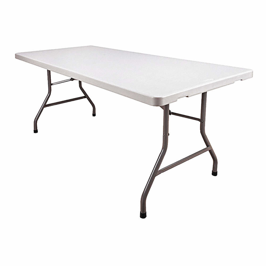 Picture of RECTANGLE FOLDING TABLE- 29 IN HEIGHT X 30 IN WIDTH- WHITE
