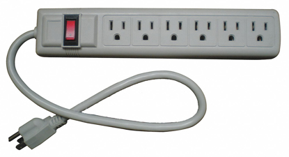 Picture of OUTLET STRIP WITH 6 OUTLETS AND 15FT CORD
