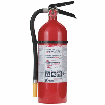 Picture of FIRE EXTINGUISHER- DRY CHEMICAL- MONOAMMONIUM PHOSPHATE- 5 LB- 3A-40B-C UL RATING