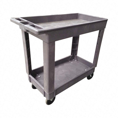 Picture of UTILITY CART WITH DEEP LIPPED PLASTIC SHELVES- 500 LB LOAD