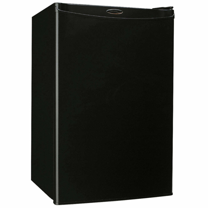 Picture of REFRIGERATOR- RESIDENTIAL- BLACK- 20 5/8 IN OVERALL WIDTH- 4.4 CU FT REFRIGERATOR CAPACITY