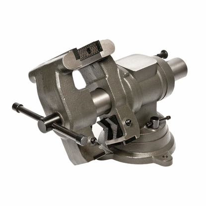 Picture of STANDARD DUTY MULTI-JAW ROTATING VISE- 5 IN JAW WIDTH- 4 IN MAX. OPENING- 3 1/2 IN THROAT DEPTH