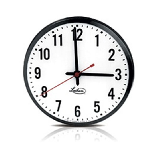 Picture of LATHEM SYNCHRONOUS SECONDARY WALL CLOCK SS 12INCH ROUND SERIES