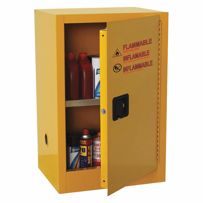 Picture of FLAMMABLE SAFETY CABINET-16 GAL.-YELLOW