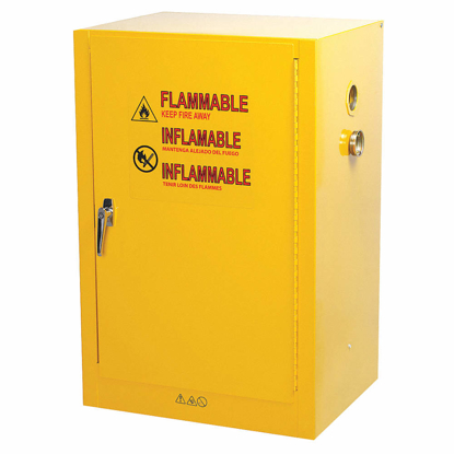 Picture of FLAMMABLE SAFETY CABINET-12 GAL.-YELLOW