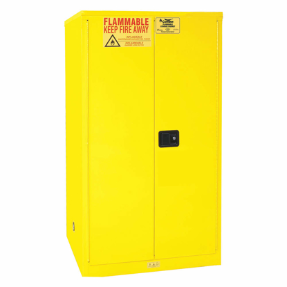 Picture of 60 GAL FLAMMABLE CABINET- SELF-CLOSING SAFETY CABINET DOOR TYPE- 66 3/8 IN HEIGHT- 34 IN WIDTH