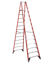 Picture of FIBERGLASS PLATFORM STEPLADDER- 14 FT LADDER HEIGHT- 12 FT PLATFORM HEIGHT- 300 LB