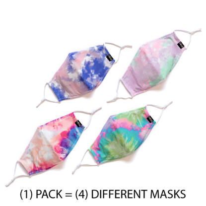 Picture of FACE MASKS ADULT FIT TO BE TIE DYED (4) PACK