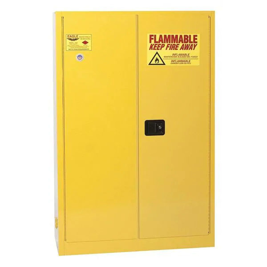 Picture of FLAMMABLE LIQUID SAFETY CABINET- YELLOW