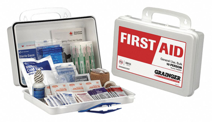 Picture of FIRST AID KIT- KIT- PLASTIC- INDUSTRIAL- 10 PEOPLE SERVED P