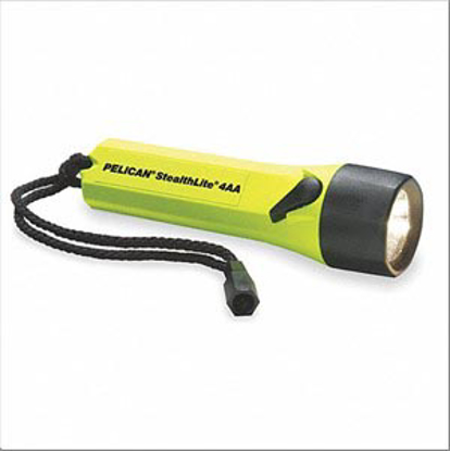 Picture of INDUSTRIAL XENON HANDHELD FLASHLIGHT- PLASTIC- MAXIMUM LUMENS OUTPUT- 45- YELLOW