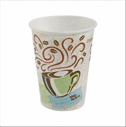 Picture of 12 OZ PAPER DISPOSABLE HOT CUP- WHITE- PERFECTOUCH(R)- 500 PK