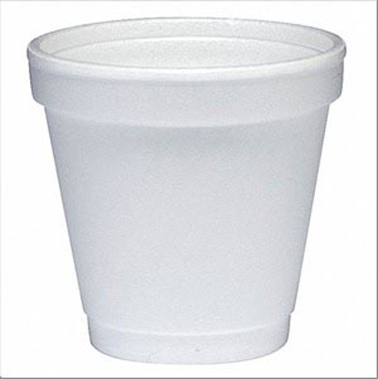 Picture of 4 OZ FOAM DISPOSABLE HOT CUP- WHITE- 1000 PK