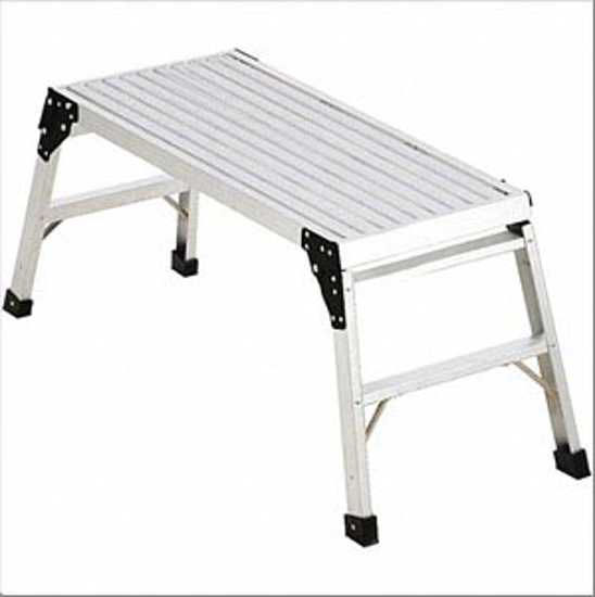 Picture of WORK PLATFORM- ALUMINUM- SINGLE ACCESS PLATFORM STYLE- 20 9/16 IN PLATFORM HEIGHT