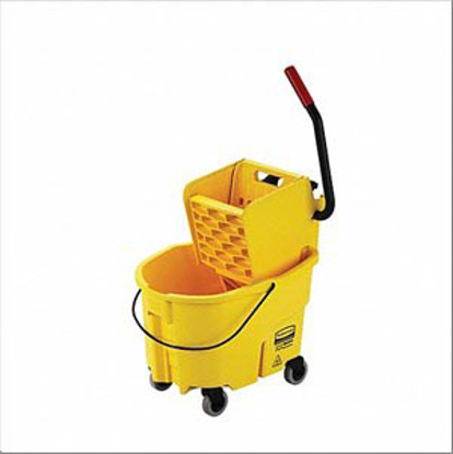 Picture of YELLOW MOP BUCKET AND WRINGER- 6 1/2 GAL