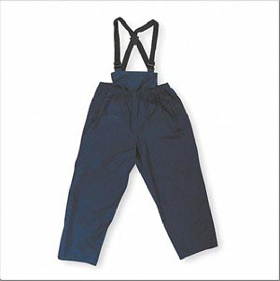 Picture of BLUE- RAIN BIB OVERALL- S- MEN&#X27-S- HIGH VISIBILITY NO