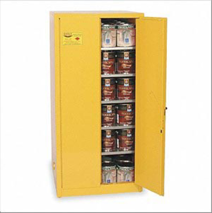 Picture of PAINTS AND INKS CABINET96 GAL.YELLOW