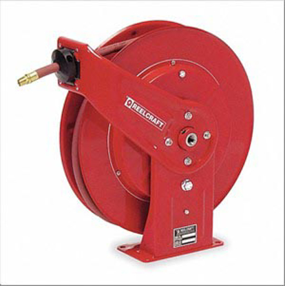 Picture of SPRING RETURN HOSE REEL- GREASE- 5-000 PSI- HOSE CAPACITY 50 FT (1/4 IN I.D.)