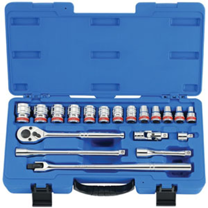 Picture of 19PC. SAE 1/2IN. DRIVE SOCKET SET