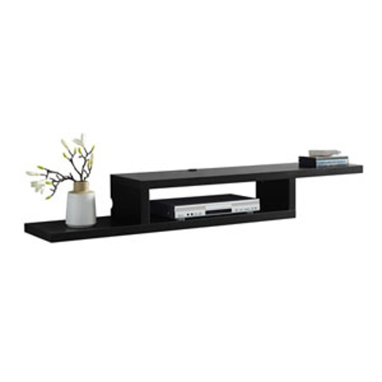 Picture of FLOATING ENTERTAINMENT CENTER BLACK