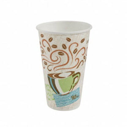 Picture of 16 OZ PAPER DISPOSABLE HOT CUP- WHITE- PERFECTOUCH - 1000 PK