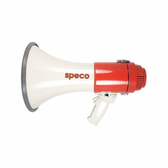 Picture of DELUXE MEGAPHONE- 16 W PEAK OUTPUT POWER- SIREN/TALK- 9 IN