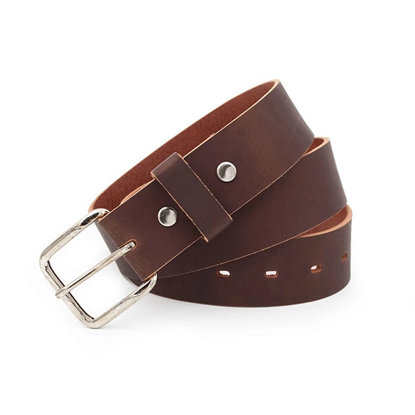 Picture of JOURNEYMAN LEATHER BELT BROWN 32