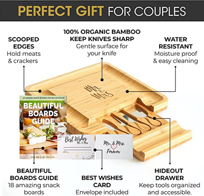 Picture of MR AND MRS CHEESE BOARD