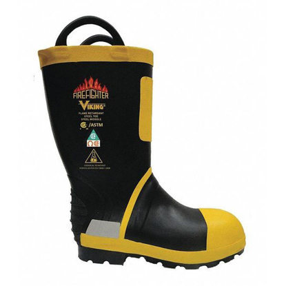 Picture of FIRE BOOT FELT LINED STEEL TOE YLW/BLK 9.5 1PR