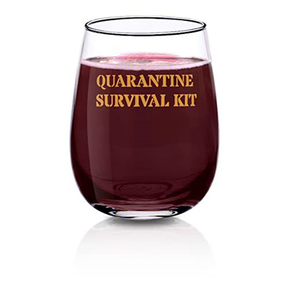Picture of 16 OUNCE STEMLESS FUNNY WINE GLASS