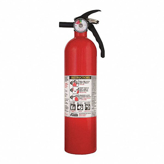 Picture of FIRE EXTINGUISHER- DRY CHEMICAL- MONOAMMONIUM PHOSPHATE- 2.5 LB- 1A-10B-C UL RATING
