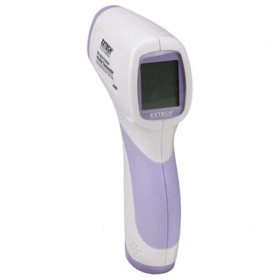 Picture of NON-CONTACT FOREHEAD INFRARED THERMOMETER- PURPLE/WHITE- FOREHEAD- 6.3 IN LENGTH- METRIC