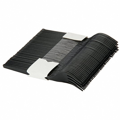 Picture of FORK- BLACK- HEAVY WEIGHT- PLASTIC- UNWRAPPED- PK 960