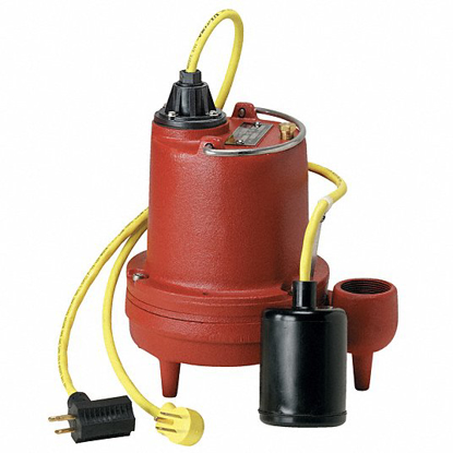 Picture of HIGH-TEMPERATURE SUBMERSIBLE SUMP PUMP- HP 4/10- MAX. HEAD 20.0 FT