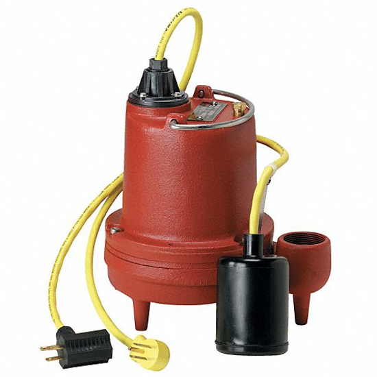 Picture of HIGH-TEMPERATURE SUBMERSIBLE SUMP PUMP- HP 4/10- MAX. HEAD 20.0 FT