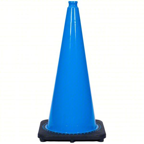 Picture of TRAFFIC CONE- 28 IN CONE HEIGHT- BLUE- PVC