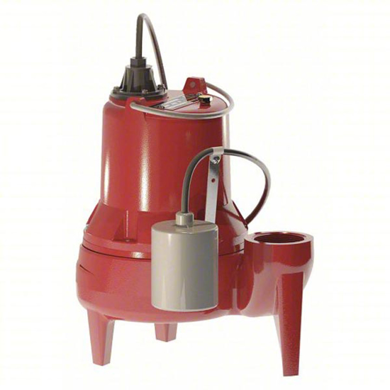 Picture of SEWAGE PUMP- HP 1/2- FLOW RATE @ 10 FT. OF HEAD 118.0 GPM-