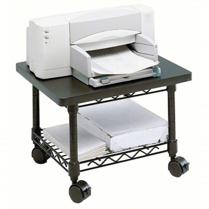 Picture of UNDERDESK PRINTER FAX STAND BLACK