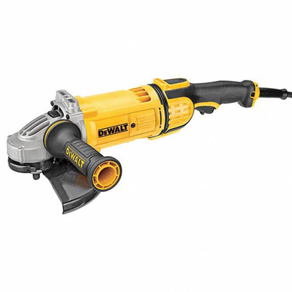 Picture of DEWALT ANGLE GRINDER- 15 A- 6-500 RPM MAX. SPEED- TRIGGER- 9 IN WHEEL DIA