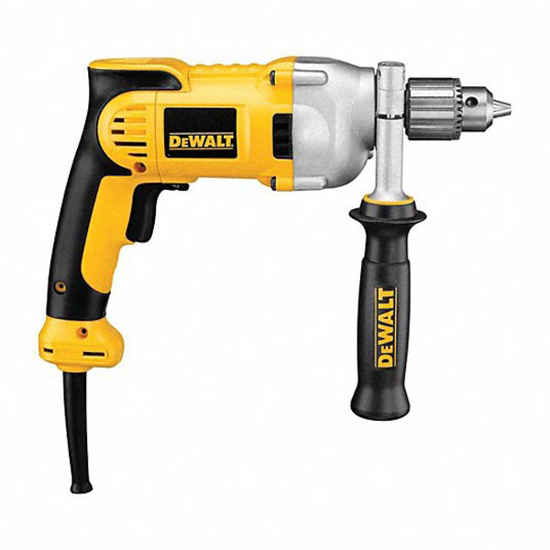 Picture of DEWALT DRILL- 1/2 IN CHUCK SIZE- KEYED- 1-250 RPM FREE SPEED- 10 A CURRENT- 120V AC- 4.9 LB TOOL WT