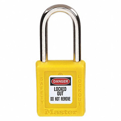 Picture of LOCKOUT PADLOCK, THERMOPLASTIC, YELLOW