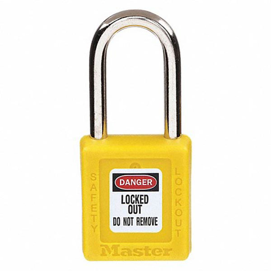 Picture of LOCKOUT PADLOCK, THERMOPLASTIC, YELLOW