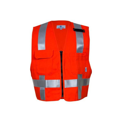 Picture of FR HI-VIS SHORT WAIST VEST, LARGE