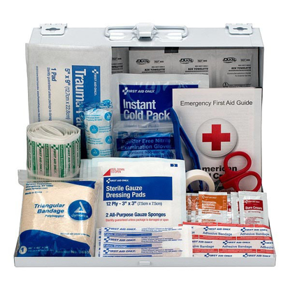 Picture of BULK FIRST AID KIT, METAL, 25 PERSON